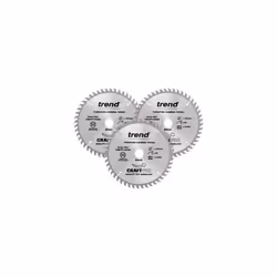 Trend CSB/PT/160X48 160mm Craft Saw Blade 48T triple pack