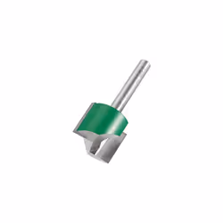 CraftPro Straight Two Flute Router Cutter Bit, 1/4 Inch Shank, 24mm Cut Diameter & 19mm Cut Length, Tungsten Carbide Tipped,  ...