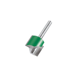 CraftPro Straight Two Flute Router Cutter Bit, 1/4 Inch Shank, 24mm Cut Diameter & 19mm Cut Length, Tungsten Carbide Tipped, C032CX1/4TC