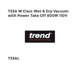 T33A M Class Wet & Dry Vacuum with Power Take Off 800W 110V TRET33AL