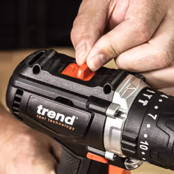 Trend 18V Cordless Brushless Combi Drill, Bare Tool (Battery & Charger Sold Separately), T18S/CDB