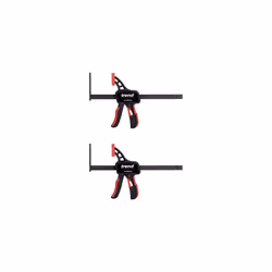 1-Pair of Universal Quick-Release Rail Clamps for Bench Mounted Pocket Hole Jigs & Saw Tracks, PH/CLAMP/QR