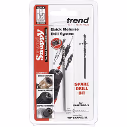 Trend WP-SNAP/D/5L Snappy 5/64 Drill Long for DBG/5, Silver