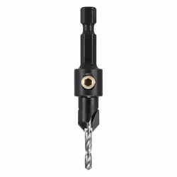 Trend Snappy SNAP/CS/10TC Tungsten Carbide Tipped 9.5mm (3/8") Diameter Countersink With Adjustable 3.25mm Pilot Drill, Silve ...