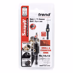 Trend Snappy SNAP/CS/12TC Tungsten Carbide Tipped 12.7mm (1/2") Diameter Countersink With Adjustable 3.5mm Pilot Drill - Additional view 8