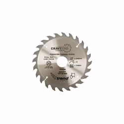 CSB/18024 TCT CraftPro General Purpose Sawbladesfor a Medium/Coarse Finish in Woods & Wood Based Materials 180mm x 24T x 30mm