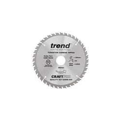 CraftPro TCT Medium & Fine Finish Trimming Cross-Cutting Sawblade for Wood, 180mm Diameter, 30mm Bore, 40 Teeth, 2.4mm