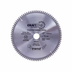 TREND CSB/AP25084 CRAFT BLADE TCP 250MM X 84T X 30MM