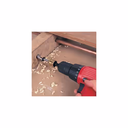 Snappy 13mm Diameter Auger Bit for Deep Hole Drilling, 155mm Length, Carbon Steel, Single Flute Spiral, Quick Release Drill System, SNAP/AB/13