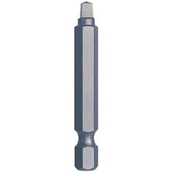 Trend SNAP/SQ/1 4 Pack of No 1 (3/32in) Robertson Square Drive Screwdriver Bits. 50mm Long Allows Direct fit to Quick Chucks, Black, Set of 3 Pieces