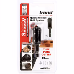 Trend SNAP/PC/10T Snappy Tubular Plug Cutter - 10mm Diameter, Silver, 23.0 mm*145.0 mm*36.0 mm