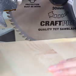Trend CSB/AP30584 Craft Pro Worktop TCT Blade for Aluminium or Plastic and Makita, Dewalt, or Bosch Circular Saws, Tungsten Carbide Tipped, 305mm x 84 - Additional view 5