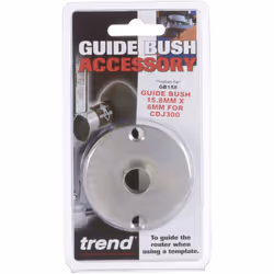 Trend GB158 Steel Guide Bush 158mm For Use With Dovetail Jig, White, 7.0 mm*77.0 mm*125.0 mm
