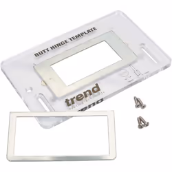 Trend Temp/BH/A Template Butt Hinge 75/100MM, White