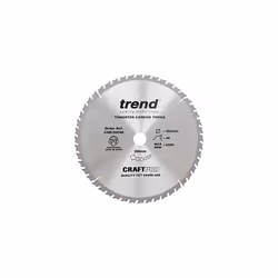 CraftPro TCT Medium Finish Combination Sawblade for Wood, 300mm Diameter, 30mm Bore, 48 Teeth, 2.8mm Kerf, +15 Hook, CSB/3004 ...