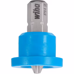Trend SNAP/DWIPH2/2 25mm Long No.2 Phillips Insert Bits with Plastic Depth Collar for Drywall Screws, Silver