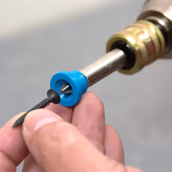 Trend SNAP/DWIPH2/2 25mm Long No.2 Phillips Insert Bits with Plastic Depth Collar for Drywall Screws, Silver