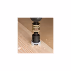 Snappy TCT No.10 Countersink with Depth Stop & 3.25mm HSS Drill, Quick Release System, SNAP/CSDS/10TC, Black