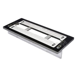 Trend Adjustable Trade Lock Jig for Mortice Lock and Latch Faceplates  LOCK/JIG/B Black