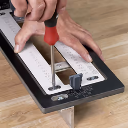 Trend Adjustable Trade Lock Jig for Mortice Lock and Latch Faceplates  LOCK/JIG/B Black - Additional view 4