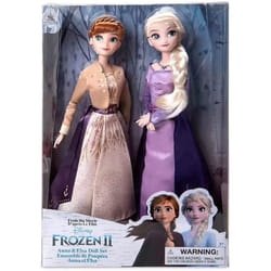 2Pcs/Set 28Cm Toys Frozen 2 Elsa Anna Figure Princess Doll Toys,