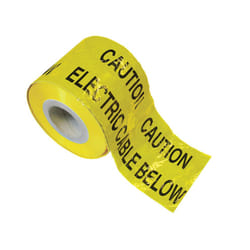 150MM X 365M UNDERGROUND DETECTABLE WARNING TAPE   "ELECTRIC CABLE BELOW"