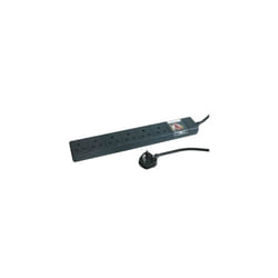 Tacima CS947 6 Way Mains Conditioner | 2 Metre Extension Lead
