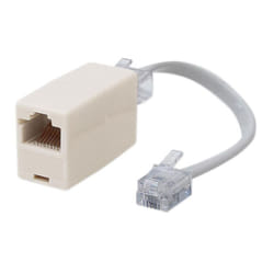 KAUDEN - RJ11 Plug to RJ45 Socket Line Adaptor