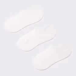 Gu By Uniqlo Very Short Socks 3p  With Anti Slip - 09 BLACK/ONE SIZE