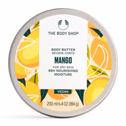 The Body Shop Mango Body Butter - Nourishing & Moisturizing Skincare for Normal Skin - Vegan - 6.4 oz