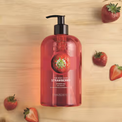 The Body Shop Strawberry Shower Gel Jumbo  25.3 Fluid Ounces (Packaging May Vary)