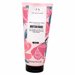 The Body Shop British Rose Body Lotion 6.7 Ounces