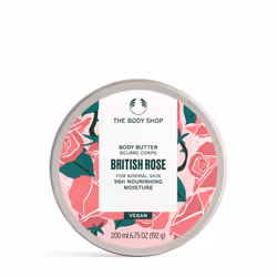 The Body Shop British Rose Body Butter - Nourishing & Moisturizing Skincare for Normal Skin - Vegan - 6.75 oz