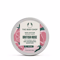 The Body Shop British Rose Body Butter - Nourishing & Moisturizing Skincare for Normal Skin - Vegan - 1.72 oz