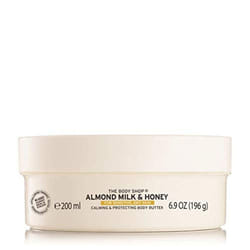 The Body Shop Almond Milk Body Butter - Nourishing & Moisturizing Skincare for Dry and Sensitive Skin - Vegan - 6.75 Oz