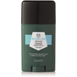 The Body Shop Maca Root & Aloe Fresh Kick Deodorant for Men - Feel and smell your freshest with our Maca Root & Aloe Fresh Kick Deodorant.