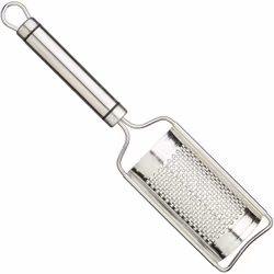 KitchenCraft KCPROCG Professional Flat Cheese Grater, Stainless Steel, 21 cm, Silver