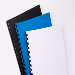 GBC LeatherGrain Binding Covers 250gsm A5 Black (100) - Additional view 6
