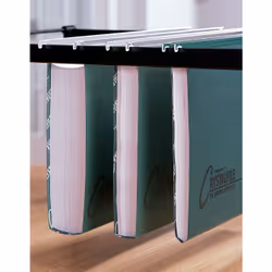 Rexel Crystalfile Classic Foolscap Suspension File 50mm Green (50) - Additional view 4