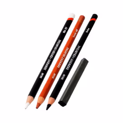 Derwent Sketching Collection Mixed Drawing Materials Pencils & Blocks Pack Of 12