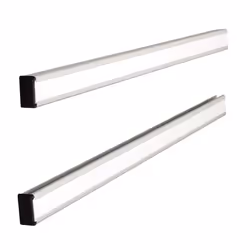 Nobo T-CARD SUPPORT RAILS 10 LINK, Aluminium, Silver
