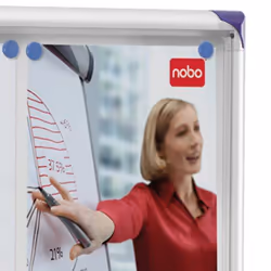 Nobo Extra Flat Glazed Case Magnetic 4xA4 - Additional view 5
