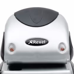 Rexel Precision 225 2 Hole Punch Silver/Black - Additional view 4
