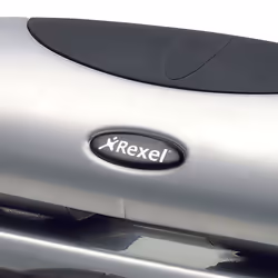 Rexel Precision 425 4 Hole Punch Silver/Black