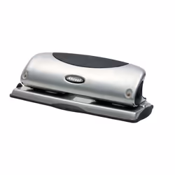 Rexel Precision 425 4 Hole Punch Silver/Black - Additional view 5