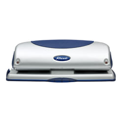 Rexel Precision 425 4 Hole Punch Silver/Blue