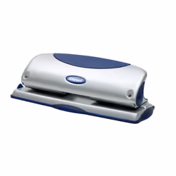 Rexel Precision 425 4 Hole Punch Silver/Blue