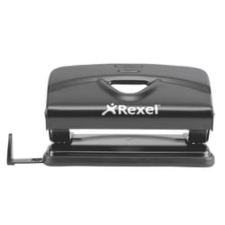 Rexel V210 2 Hole Metal Punch Black