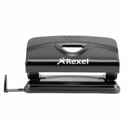 Rexel V230 2 Hole Metal Punch Black, 35 sheets, Black, Black, Metal, 153 mm, 153 mm