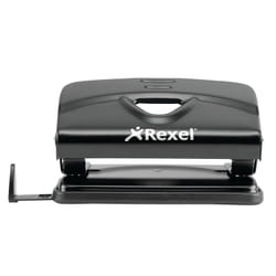 Rexel V230 2 Hole Metal Punch Black